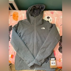 NWT The North Face Womens XS Shelbe Raschel Hoodie Jacket Grey